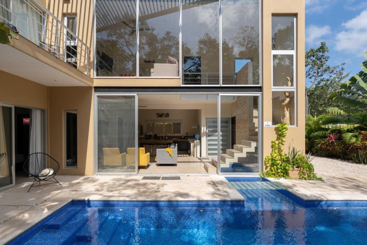 Tulum Private Modern Villa-Pool Beds-Ac-Internet-Parking-Grill Exterior photo