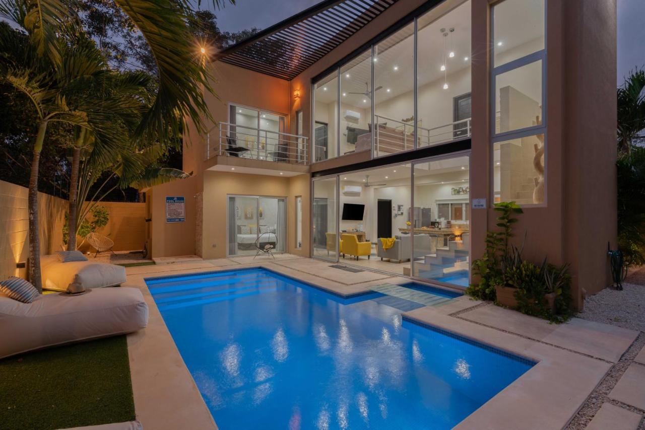 Tulum Private Modern Villa-Pool Beds-Ac-Internet-Parking-Grill Exterior photo