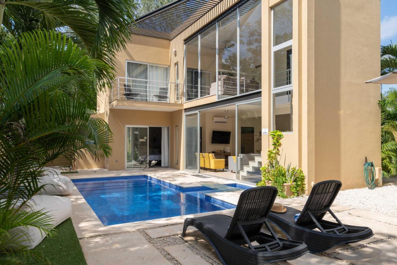 Tulum Private Modern Villa-Pool Beds-Ac-Internet-Parking-Grill Exterior photo